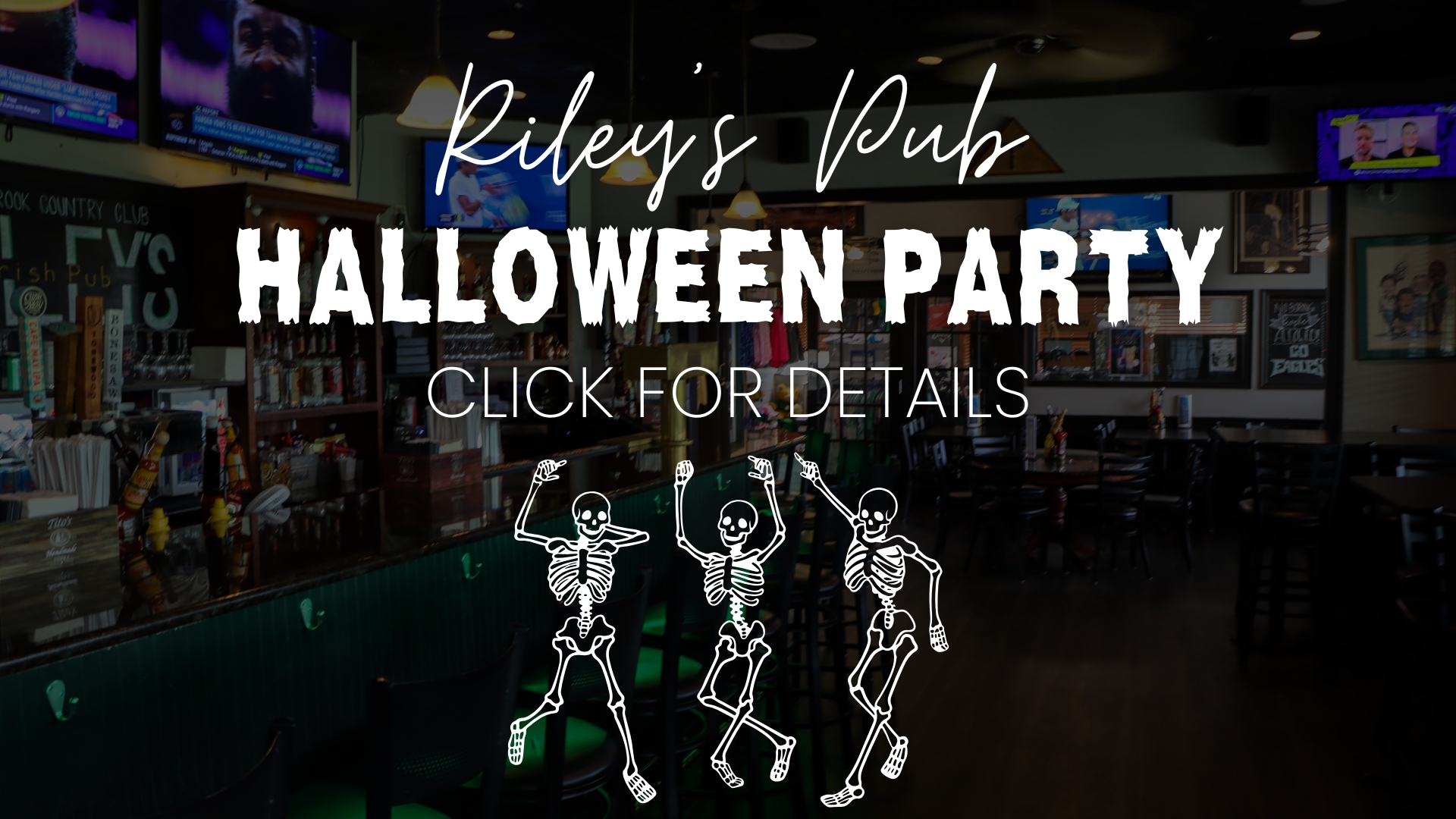 Halloween party at Riley's Pub