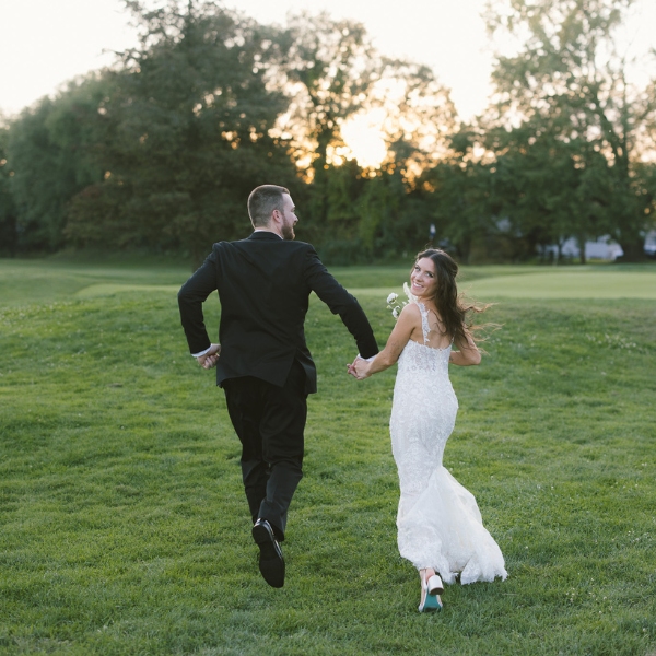 Outdoor Couples Portrait, Valleybrook Country Club